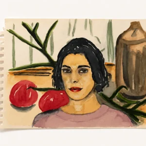 Obra 2 · Retrato con frutos