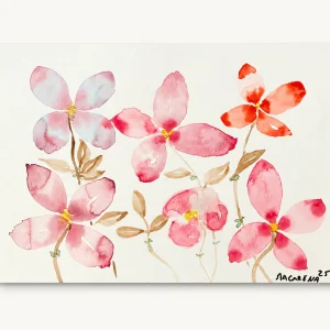 Flores al viento